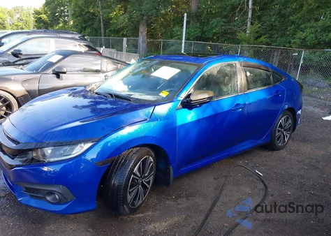 2017 Honda Civic Ex-L from USA, damaged, VIN 2HGFC1F76HH649337